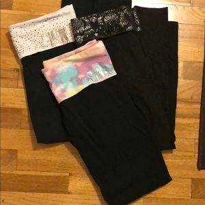 Pink Yoga pants. Size Medium. Comes with 3 pairs.